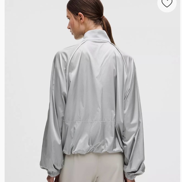 NWT lululemon Stretch-Satin Flocked Training Jacket - Picture 3 of 5